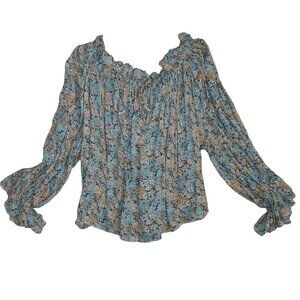 Elan Ruffled Off the Shoulder Blouse